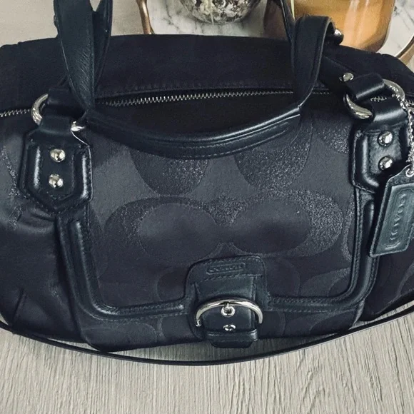 Coach Black Satchel Bag - Picture 2 of 16